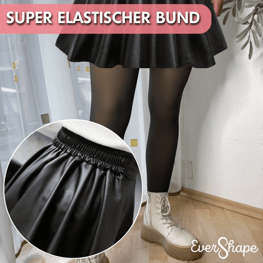 FASHION BUNDLE: Fleece-Strumpfhose + Faltenrock