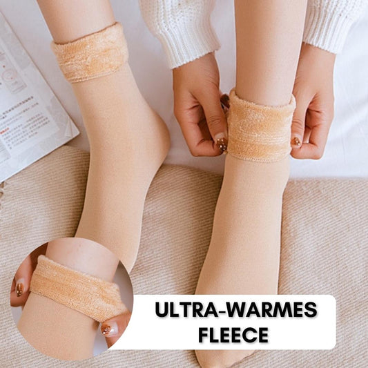 Fleece-Socken - extra warm & kuschelig weich